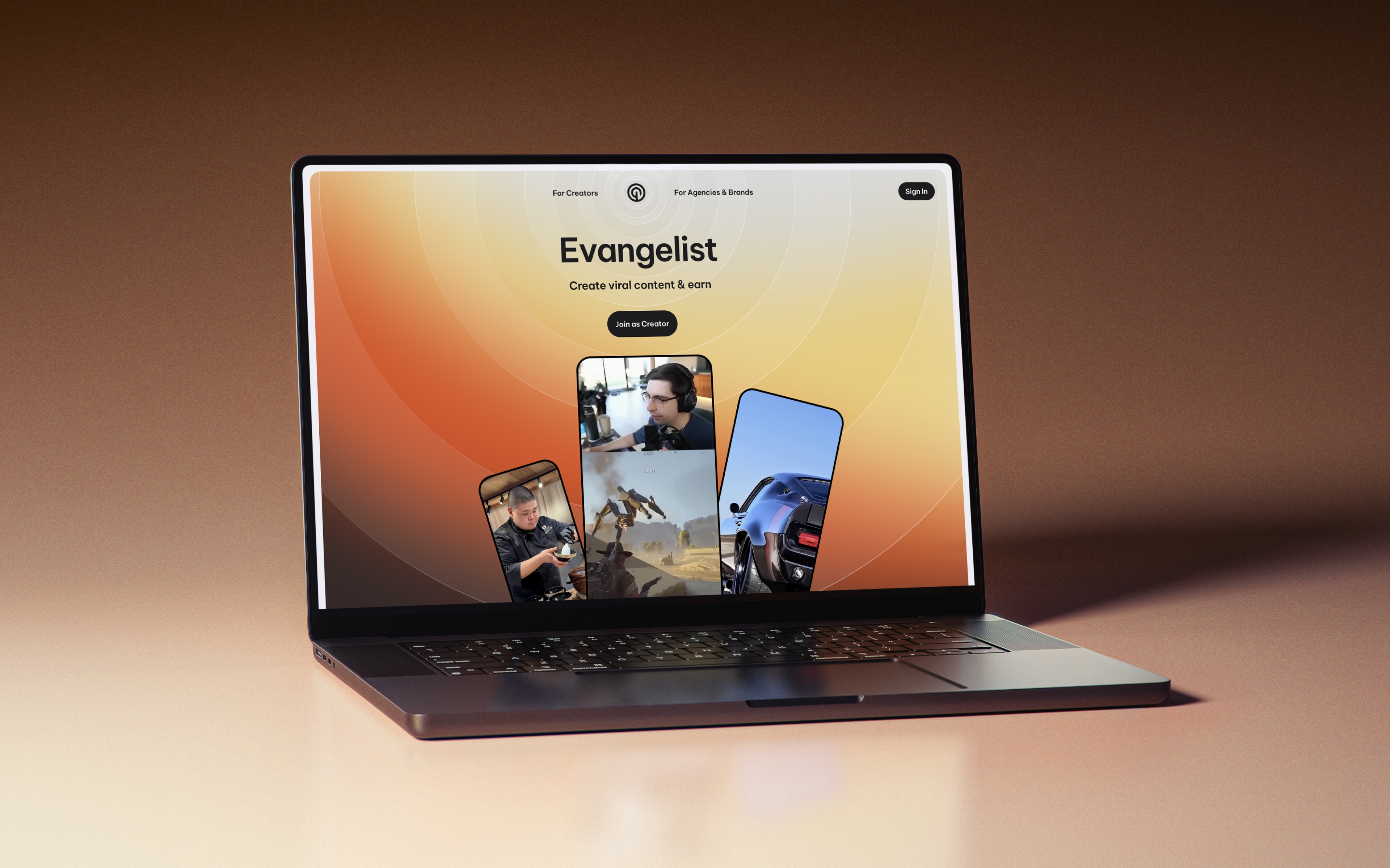 Evangelist campaign interface