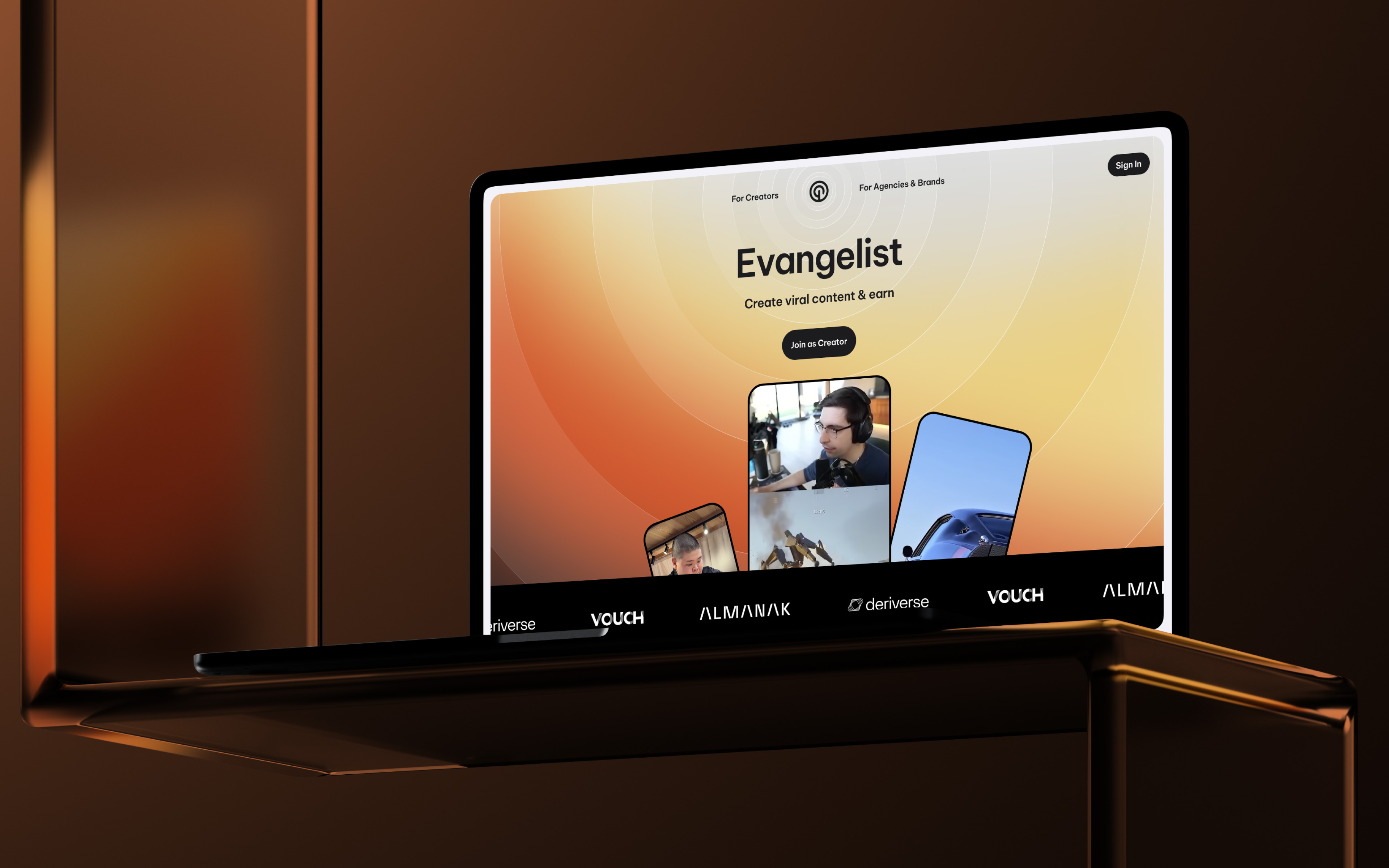 Evangelist — Social Media Web & Mobile